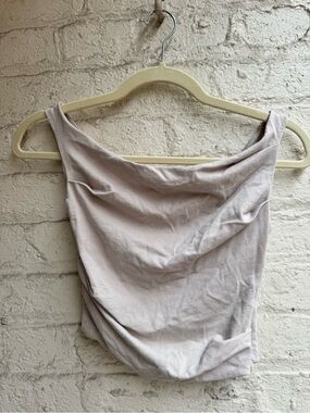 Zara Light Beige Cowl Neck Camisole